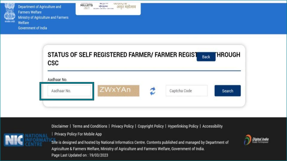 step 4: PM Kisan Status 2024 check